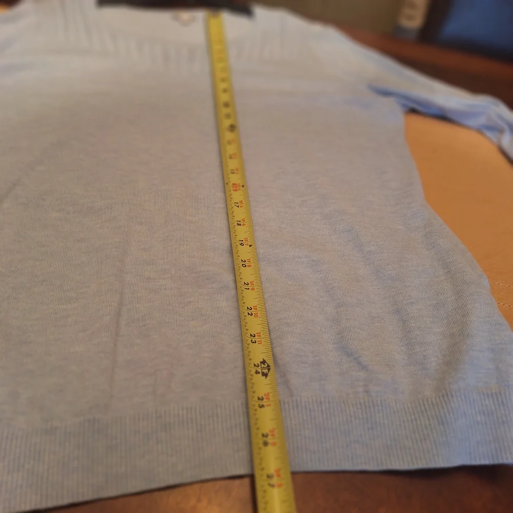 Talbots Light Powder Heather Blue Women's Sweater 2X